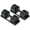 Matte Black, variant on SMRTFT NUOBELL - All-in-One, Durable, Adjustable Dumbbells, Black, 5-80 lb