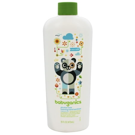 Babyganics Alcohol-Free Foaming Hand Sanitizer, Fragrance Free, 16