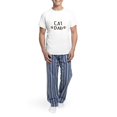 thumbnail image 5 of CafePress - Cat Dad Pajamas - Men's Light Loose Fit Cotton Pajama Set, 5 of 7