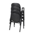 thumbnail image 5 of Regency Ace Vinyl Stack Chair (4 pack)- Black, 5 of 6