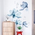 thumbnail image 2 of Wall Stickers DIY Blue Flower Butterfly Wallpaper Home Bedroom Decor, 2 of 5