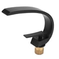 thumbnail image 3 of Water Tap, Water Faucet, Simple And Generous Easy To Complete DIY Installation Reliable Design Bathroom Accessories For Home Hotel Office Black, 3 of 8