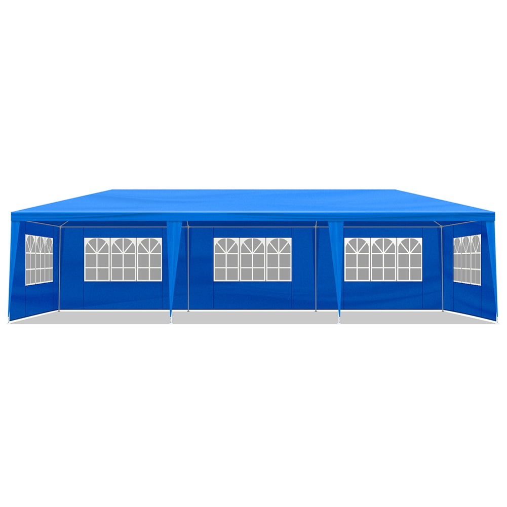 Aimee Lii 360" x120" Large Party Tent, Events Shelter Canopy Gazebo with 4 Side Walls, Shade Shelter for Weddings, Picnic, Blue Aimee Lii 360" x120" Large Party Tent, Events Shelter Canopy Gazebo with 4 Side Walls, Shade Shelter for Weddings, Picnic, Blue