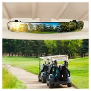 10L0L Extra Wide Golf Cart Panoramic Rear View Mirror for EZGO Club Car Yamaha Golf Cart Parts Accessories