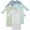 Rainbow Gem Blues, variant on Supersoft Baby Sleeper Gowns, 4-Pack Premium Bamboo Viscose Infant Nightgown Sleepers Preemie Newborn Snap Bundles