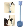 thumbnail image 3 of Soporte para secador de pelo Macarena organizador de ALMACENAMIENTO ABS autoadhesivo azul, 3 of 8
