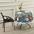 thumbnail image 6 of Coolnut Round Tablecloth 60In,Merry Christmas Table Cover Water Resistant Spill Proof Large Table Cover for Indoor & Outdoor Family Gathering Dinner, BBQ Christmas Decoration84, 6 of 7
