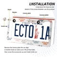 thumbnail image 3 of Aluminum License Plate Frame 2 Pack Car Exterior Accessory Car Tag Holder for Front Rear Plates Cars Decor Watercolor Dog Paw Prints, 3 of 7
