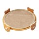 thumbnail image 5 of Cama para dormir, alfombrilla para rascar para gatos, tablero rascador para descansar y entrenar Estera redonda de sisal, 5 of 9