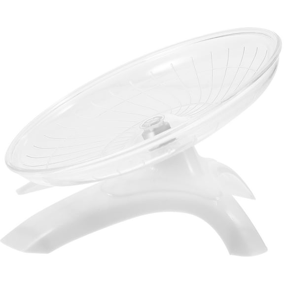 PAMINGONO Chinchilla Wheel Chinchilla Gerbils Wheel Relief Plastic White 1Set