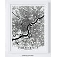 thumbnail image 3 of K&L Design Co: Philadelphia Map Poster - 11x14" Map Wall Art Print - Unframed, 3 of 5