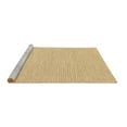 thumbnail image 2 of Ahgly Company Machine Washable Indoor Square Solid Brown Modern Area Rugs, 5' Square, 2 of 4