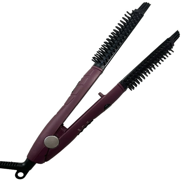 Rizador y alisador en 1, herramienta versátil para peinar el