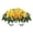 Yellow, variant on Cemetery Tombstone Flower Saddle,54"x28" Large Artificial Cemetery Flowers for Grave Saddle,Cemetery Memorial Flowers for Independence Day Outdoor Grave Decorations(Blue)