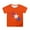 Orange, variant on MIXUE Toddler Girls Tops & T-Shirts Summer Fourth Of July Independence Day Star Print Round Neck Short Sleeve Casual Party Tshirts Holiday Wear,Black,3-4 Years