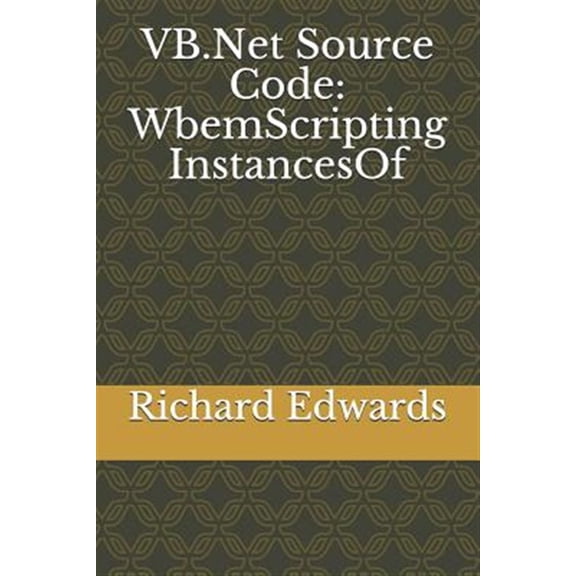 Pre-Owned VB.NET Source Code: Wbemscripting Instancesof