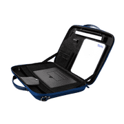 12-in-1 Office Everywhere by Worky - Multifunction Portable Briefcase Workstation with Storage and Organization, LED Video Conference Light, Dry Erase Whiteboard, only 2.8 lbs