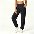 thumbnail image 2 of xaoyunyn Jogger Pants for Womens Soft Stretch Waist Cinched Ankle Cuffs Sweatpants with Pockets Casual Baggy Athletic Pants, 2 of 6