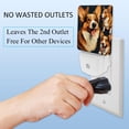thumbnail image 3 of Dog LED Square Night Light - Modern and Stylish Plug-in Lamp for Bedside or Hallway - Energy Efficient and Soft Glow Indoor Lighting, 3 of 6