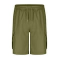 thumbnail image 5 of YABCSAZ Boys Summer Cargo Shorts Casual Gym Shorts Elastic Waist Athletic Shorts Drawstring Hiking Running Sport Shorts Kid's Wide Leg Loose Bermuda Shorts for Teen Boys Basketball Shorts 11 Years, 5 of 7