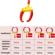 Universal Wheel Lock, Heavy Duty Security Trailer Wheel Lock, Tire Lock Anti Theft For Cars Trailers Golf Cart SUV Motorcycle Camper, Key Lock-thicken10hole