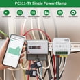 thumbnail image 3 of Medidor de Energía Wifi bilateral, Protección Contra Sobrecarga Operación Fácil 90-250-VAC Smart Home Energy Monitor para oficina, 3 of 7