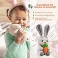 thumbnail image 2 of Easter Basket Stuffer Toys Set, Cuddly Easter Plush Bunny Holding Carrot with 6pc Water-Activated Surprise Unicorn Hatching Eggs, Easter Gift for Kids, 2 of 8