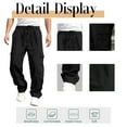 thumbnail image 5 of Alivor Men's Casual Cargo Pants Elastic Waist Lightweight Summer with Pockets M-3XL, 5 of 7