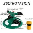 thumbnail image 3 of Genreen Sprinklers for Yard, 360Rotating Lawn Sprinkler for Yard Large Area, Lawn Sprinklers, Powerful and Even Watering for Lawns and Gardens, 3 of 8