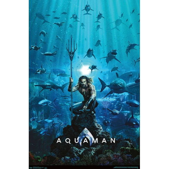 DC Comics Movie - Aquaman - One Sheet Wall Poster, 14.725" x 22.375"
