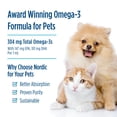 thumbnail image 3 of Suplemento Nordic Naturals Omega-3 para mascotas, 60 ml, 304 mg de omega-3, 3 of 6