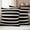 Black Beige, variant on Black Beige Striped Outdoor Waterproof Pillow Covers, Vintage Geometric Line Simple Decorative Square Throw Pillowcase Sofa Cushion Sham for Patio/Couch/Chair, 24"x24" 2 Pack