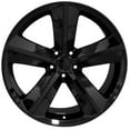 thumbnail image 3 of OE Wheels DG05 20 Inch Rims and Tires Fit Challenger SRT Style 5x115 20x9 Gloss Black - Hollander 2357 - iMove Gen 2 AS 245/45-20 (Set of 4), 3 of 5