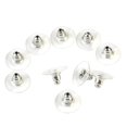 thumbnail image 1 of 50 Pcs Earplug Earrings Earring Back Stopper Earring Backs Pad Earring Backings, 1 of 3