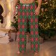 thumbnail image 1 of Ceisia Men Printed Brushed Warm Lounge Pants Elastic Waist Pocketed Home Gift Trousers, 1 of 4