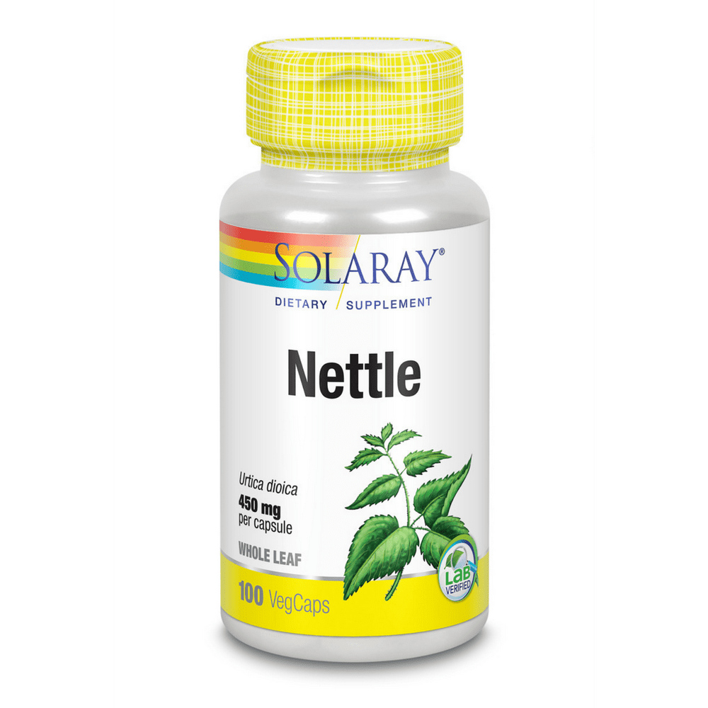 Solaray Nettle Leaves Supplement, 450 mg 100 Count