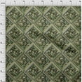 thumbnail image 4 of oneOone Polyester Lycra Olive Green Fabric Florals Dress Material Fabric Print Fabric By The Yard 56 Inch Wide, 4 of 4