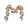 thumbnail image 2 of Decoraciones para el Día de San Valentín, 2 metros de rosas artificiales para envolver regalos de boda, flores artificiales para el Día de San Valentín, rosas artificiales para envolver regalos de San, 2 of 7