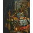 thumbnail image 3 of Jan Davidsz de Heem 12x14 Black Modern Framed Museum Art Print Titled - A Banquet Still Life, 3 of 5
