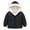 Black, variant on ShomPort Boys Girls Winter Hooded Pocket Toddler Solid Color Padded Lined Thick Jacket 1-8 Years