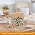 thumbnail image 6 of Yayeee Napkin Holder for Table Kitchen Paper Tissue Organization, Colorful Clover Pattern, 6 of 8