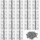 thumbnail image 1 of Acero inoxidable Bisagras Bisagras para muebles Conectores de bisagras con tornillos para muebles del hogar Herrajes Protectores de gabinetes Cajón de puerta 44*32 mm 18 piezas, 1 of 5