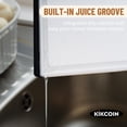 thumbnail image 3 of Juego de tablas de cortar Kikcoin, 3 unidades, antideslizantes, Juice Groove, 3 of 7