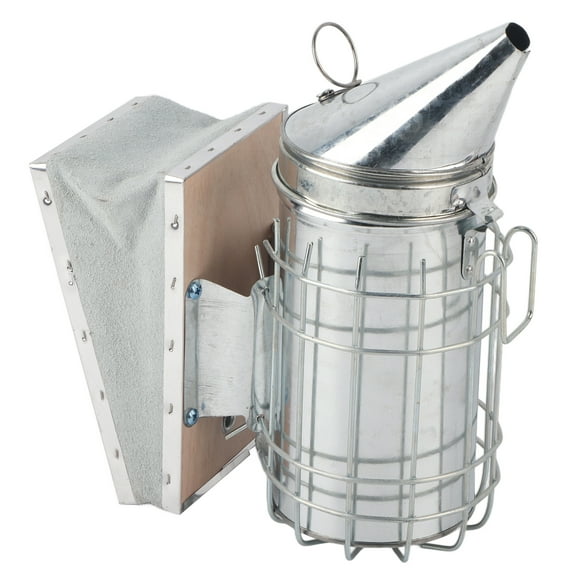 Beekeeping Smoker Bee Hive Smoker Bee Hive Smoker With Heat Shield Protection Board Iron Beekeeping Equipment