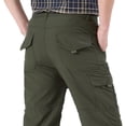 thumbnail image 5 of Wirziis Men's Outdoor Quick-Dry Lightweight Waterproof Hiking Mountain Pants Sport Pants, 5 of 7