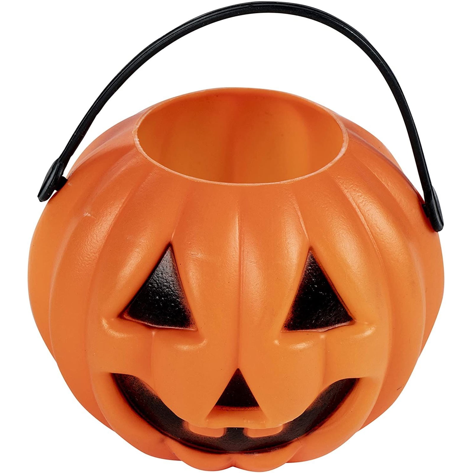 Yvetti Halloween Pumpkin Candy Holder Mini Trick-or-treat Halloween Candy Jar Bucket Basket Pail S 