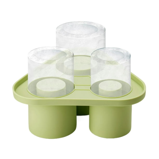Monstrate Fabricante de cubitos de hielo de silicona de calidad alimentaria: fácil de reciclar, simplemente llene el molde con agua Moldes para Cocina y Comedor verde