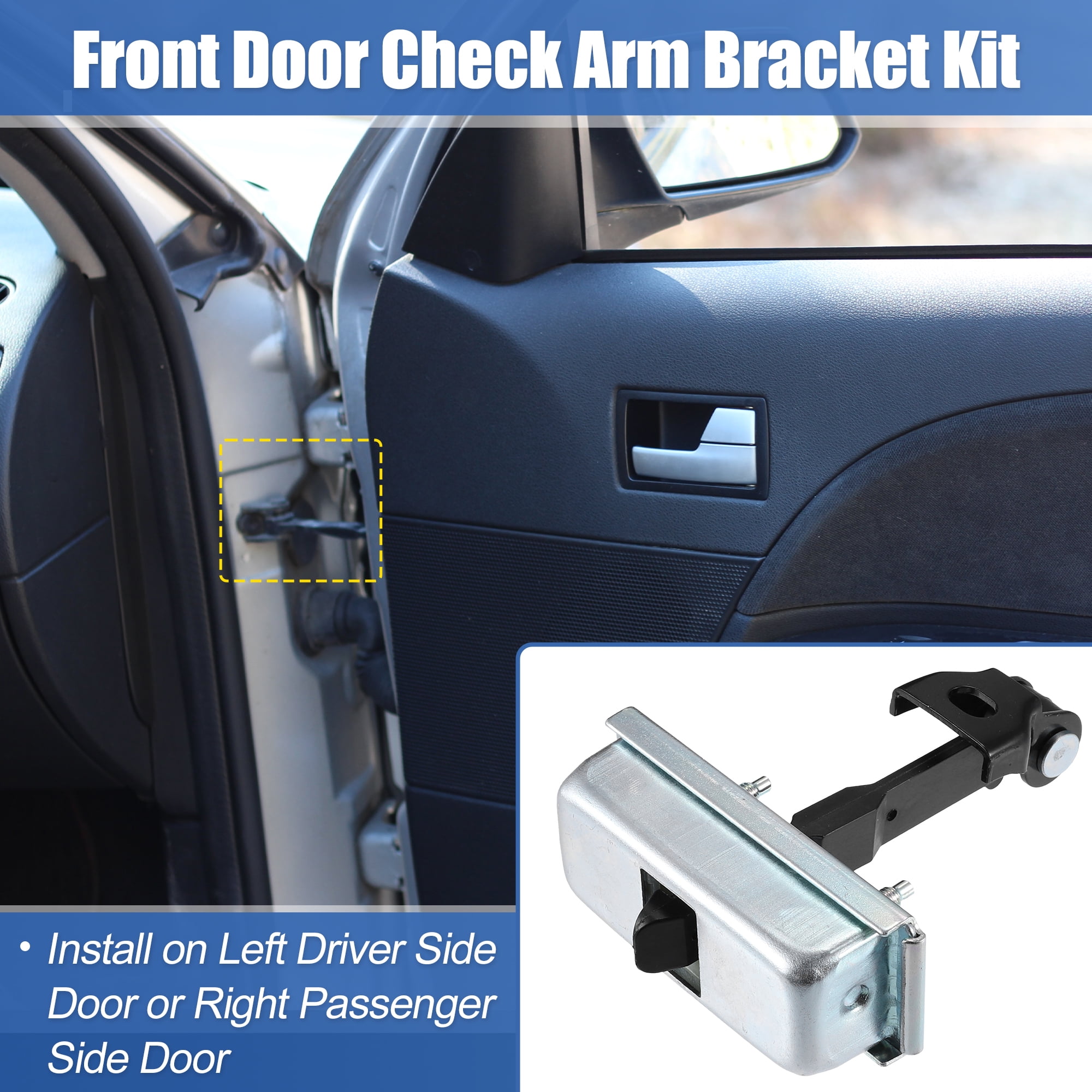 Unique Bargains Front Door Check for Chevrolet for GMC for Cadillac Left Right