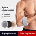 thumbnail image 1 of LJNYFDC Sports Elbow Brace 1Pc Tennis Elbow Brace with Adjustable Fastener Shock Absorbing Breathable Compression Elbow Brace Support Strap for Sports Enthusiasts, 1 of 7