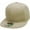 Khaki, variant on Solid Flat Brim Bill Fitted Baseball Cap